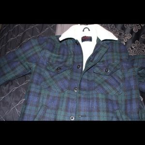 Cute plaid Sherpa jacket